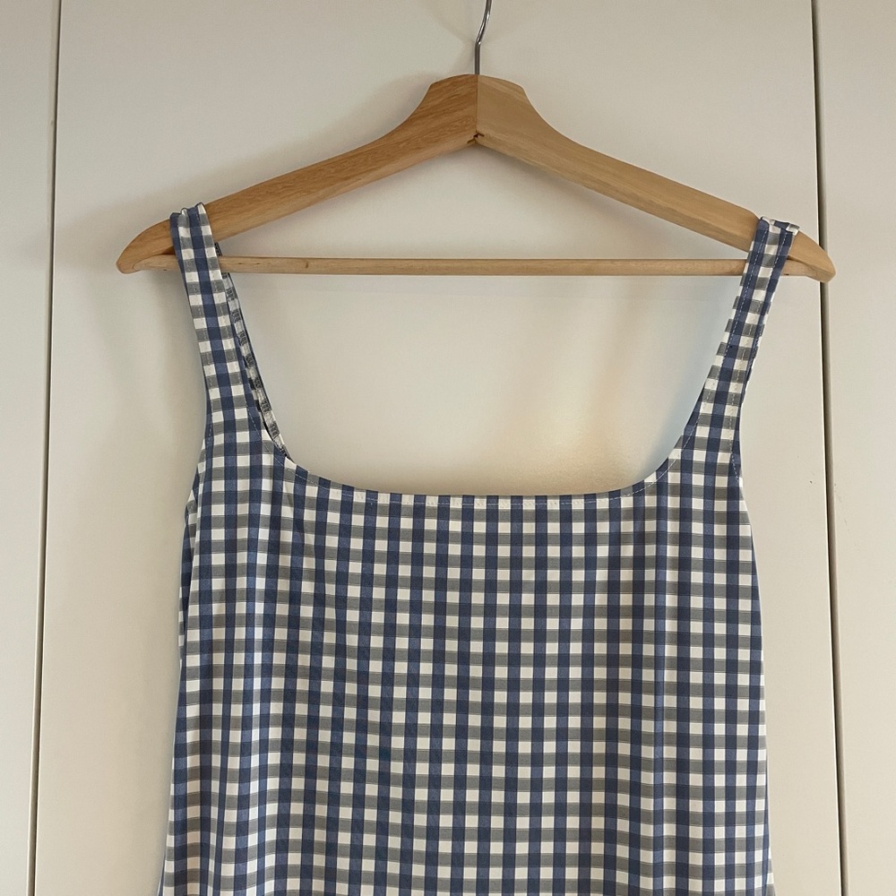 Maryam Nassir Zadeh Salma Dress Blue Gingham - Picture 9 of 16